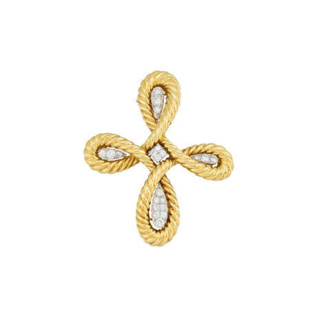 VAN CLEEF & ARPELS DIAMOND PENDANT/BROOCH - Foto 1