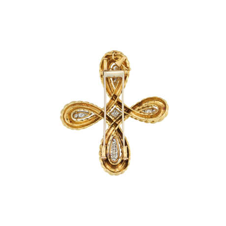 VAN CLEEF & ARPELS DIAMOND PENDANT/BROOCH - Foto 2
