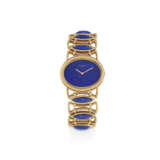 PATEK PHILIPPE GOLD AND LAPIS LAZULI WATCH, 1970s - photo 1