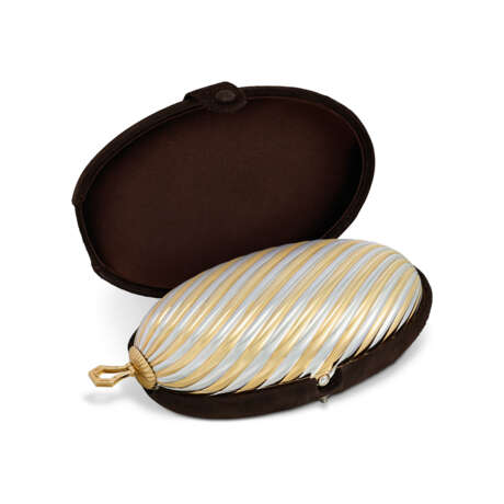 BULGARI BI-COLOURED 'MELONE' EVENING BAG - photo 2