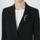 LATE 19TH CENTURY SAPPHIRE AND DIAMOND CRESCENT BROOCH - photo 3