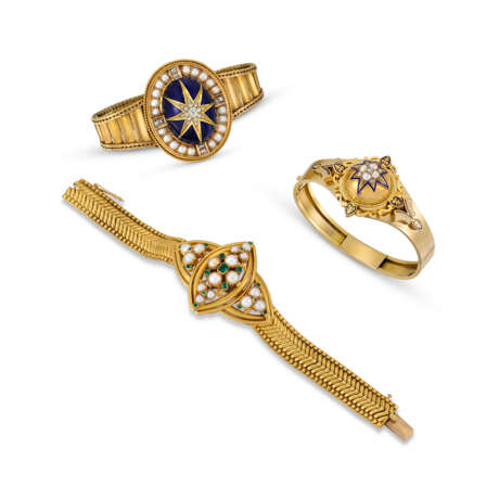 THREE VICTORIAN BRACELETS - photo 1