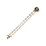AMETHYST AND CULTURED PEARL BRACELET - photo 1