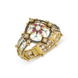 PHILLIPS BROTHERS GEM SET, DIAMOND AND ENAMEL RENAISSANCE REVIVAL BRACELET - photo 1