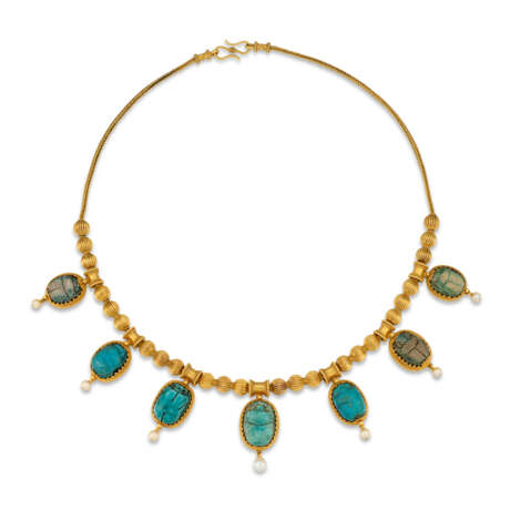 VICTORIAN EGYPTIAN REVIVAL NECKLACE - photo 1