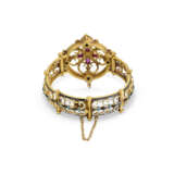 PHILLIPS BROTHERS GEM SET, DIAMOND AND ENAMEL RENAISSANCE REVIVAL BRACELET - photo 4