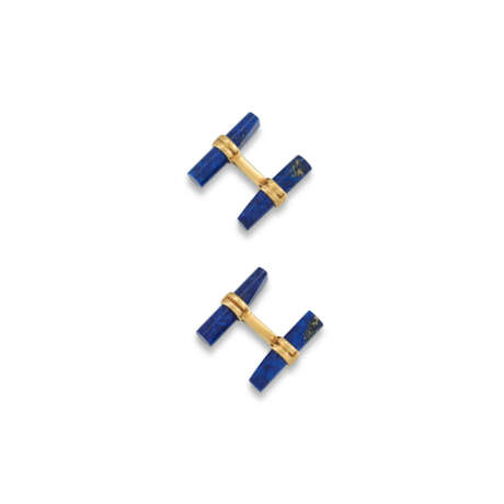BOUCHERON LAPIS LAZULI CUFFLINKS - photo 1