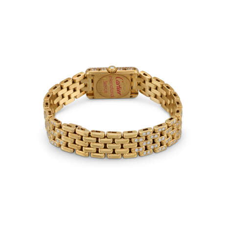 CARTIER DIAMOND 'TANK LOUIS CARTIER' WATCH - photo 3