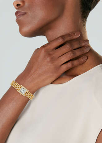 CARTIER DIAMOND 'TANK LOUIS CARTIER' WATCH - photo 4