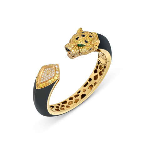 CARTIER HIGH JEWELLERY 'PANTHÈRE MASSAI' WATCH BRACELET - photo 1