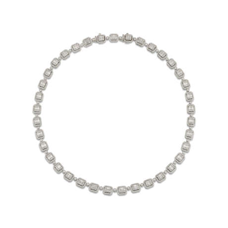 ILLUSION-SET DIAMOND NECKLACE - photo 1