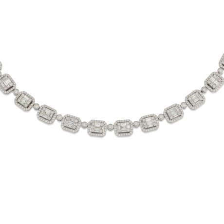 ILLUSION-SET DIAMOND NECKLACE - photo 2