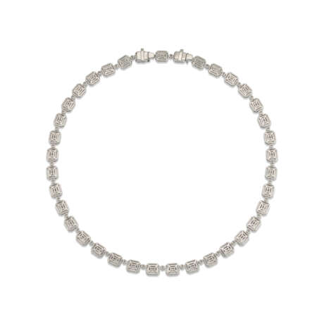 ILLUSION-SET DIAMOND NECKLACE - photo 3