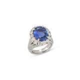 SAPPHIRE AND DIAMOND RING - Foto 1