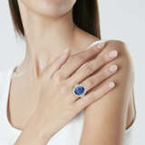 SAPPHIRE AND DIAMOND RING - Foto 5