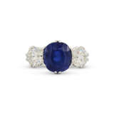 SAPPHIRE AND DIAMOND RING - фото 2