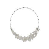 MID 20TH CENTURY DIAMOND FLOWER NECKLACE - photo 3