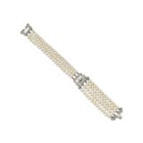 ART DECO NATURAL PEARL AND DIAMOND BRACELET - photo 2