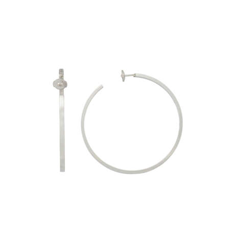 CARTIER DIAMOND HOOP EARRINGS - photo 2