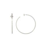 CARTIER DIAMOND HOOP EARRINGS - photo 2