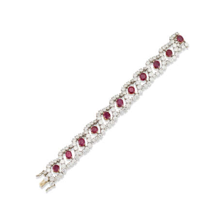 CARTIER RUBY AND DIAMOND BRACELET - photo 1