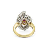 RUBY AND DIAMOND EARRINGS AND RING SET - photo 5
