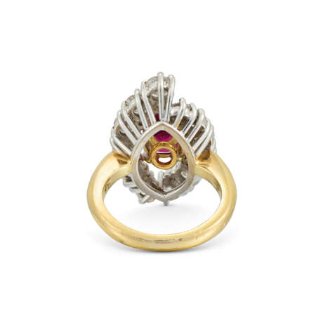 RUBY AND DIAMOND EARRINGS AND RING SET - photo 5