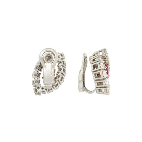 RUBY AND DIAMOND EARRINGS AND RING SET - photo 6
