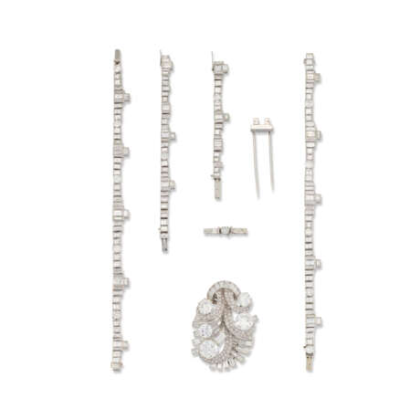 DIAMOND NECKLACE, MID 20TH CENTURY - Foto 5