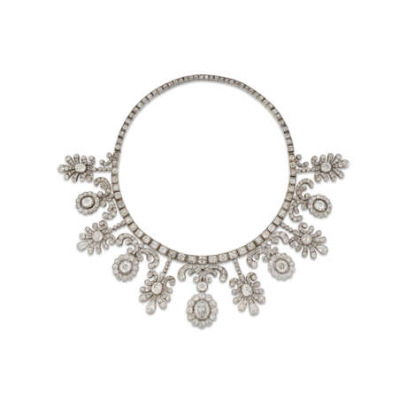 19TH CENTURY DIAMOND TIARA/NECKLACE - Foto 1