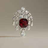 SPINEL AND DIAMOND BROOCH/PENDANT, FIRST QUARTER OF THE 20TH CENTURY - photo 2