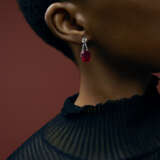 RUBY AND DIAMOND EARRINGS, FIRST QUARTER OF THE 20TH CENTURY - фото 5