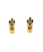 Ювелирные изделия. Tiffany & Co. Sapphire-Ear-Clip-Ons