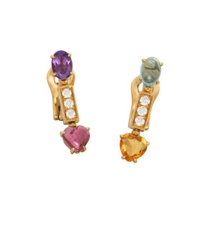 Bulgari. Gemstone-Diamond-Ear-Stud-Clips - фото 6