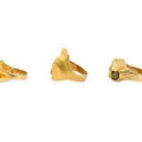 Lapponia. Mixed Lot of 3 Gold-Rings - photo 2