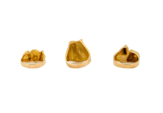 Lapponia. Mixed Lot of 3 Gold-Rings - photo 3