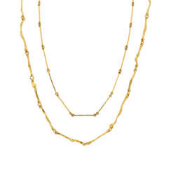 Lapponia. 2 Gold-Necklaces