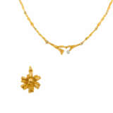 . Gold-Set: Pendant and Lapponia-Diamond-Necklace Spring Dew - photo 1