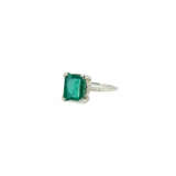 . Delicate Emerald-Diamond--Ring - фото 1