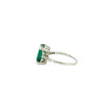 . Delicate Emerald-Diamond--Ring - фото 2