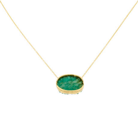 . Emerald-Pendant-Necklace - фото 2