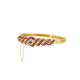 . Retro Ruby-Diamond-Bangle - photo 1