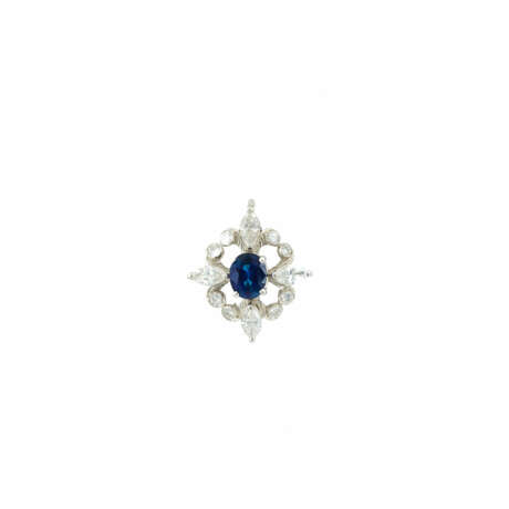 . Sapphire-Diamond-Pendant - фото 2