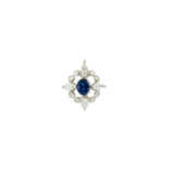 . Sapphire-Diamond-Pendant - фото 3