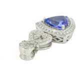 . Tanzanite-Diamond-Pendant - фото 3