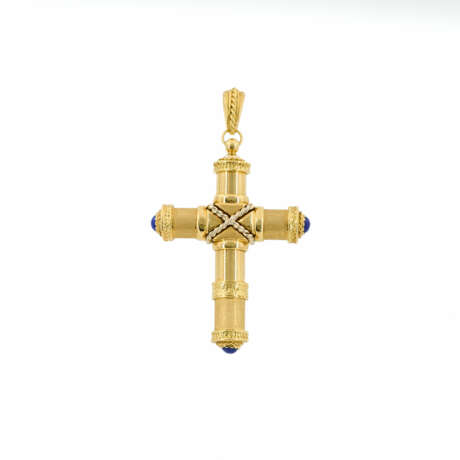 . Cross-Lapislazuli-Pendant - фото 1