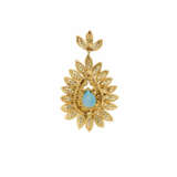 . Topaz-Diamond-Pendant - photo 2