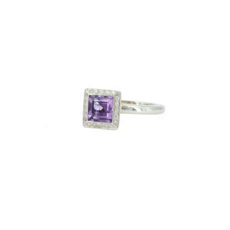 . Amethyst-Diamond-Ring - photo 1