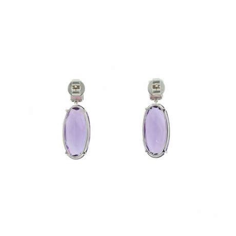. Amethyst-Rhodolite-Earrings - photo 2
