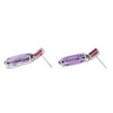 . Amethyst-Rhodolite-Earrings - photo 3